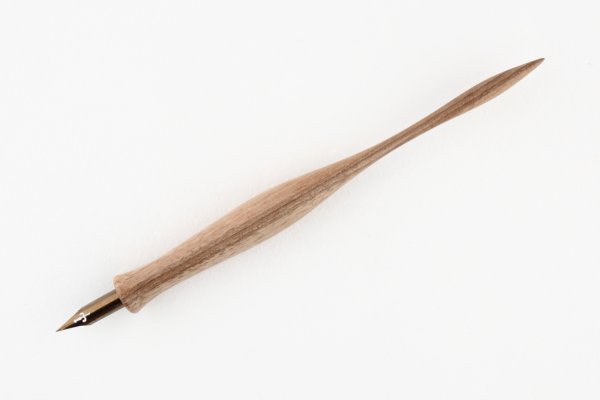 Pen holder made of English Walnut wood.